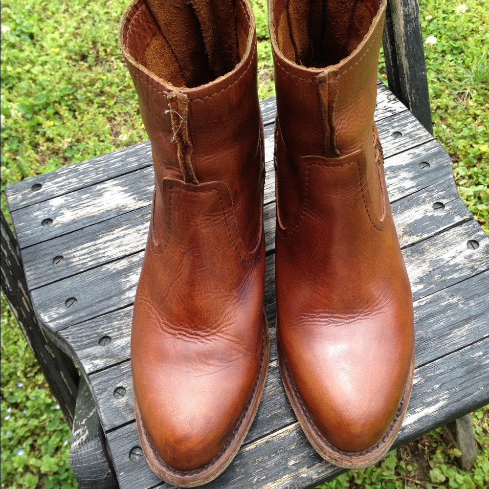 Frye Cognac Boots